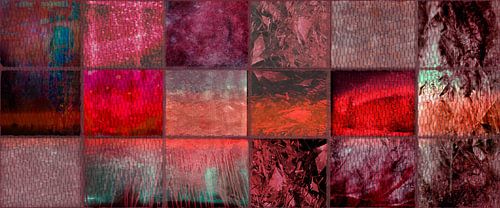 Panorama rood, collage