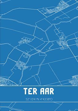 Blueprint | Map | Ter Aar (South Holland) by Rezona