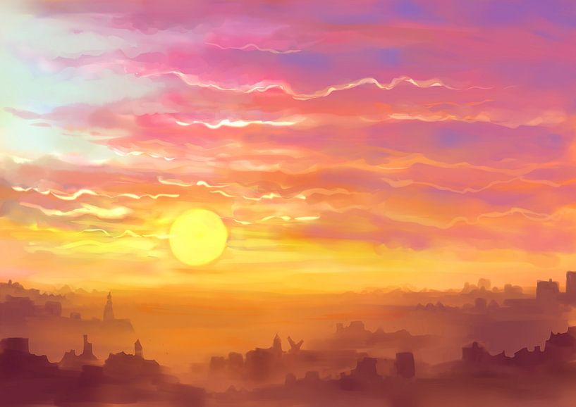 Wo die Sonne untergeht von Petra van Berkum