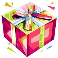 Uniek cadeau Popart
