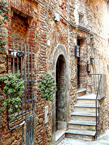 View to the Entrance Panicale Umbria by Dorothy Berry-Lound