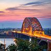 The Waal bridge at Nijmegen by Nicky Kapel