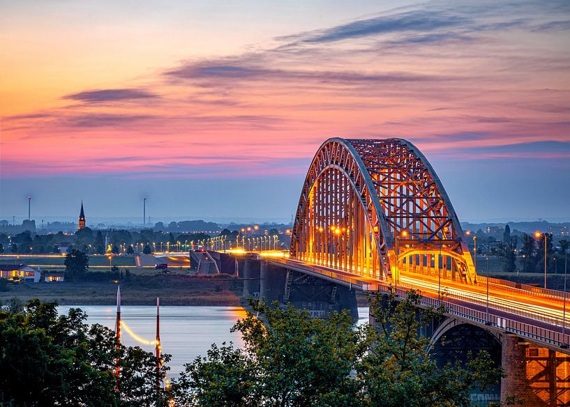 The Waal bridge at Nijmegen by Nicky Kapel