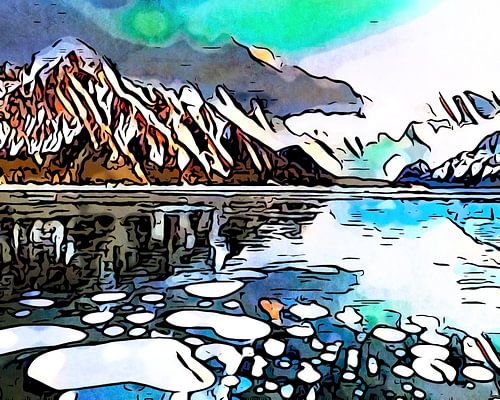 Winter in the mountains