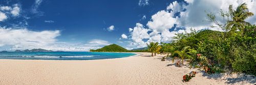 Tropical Caribbean beach by Voss photography