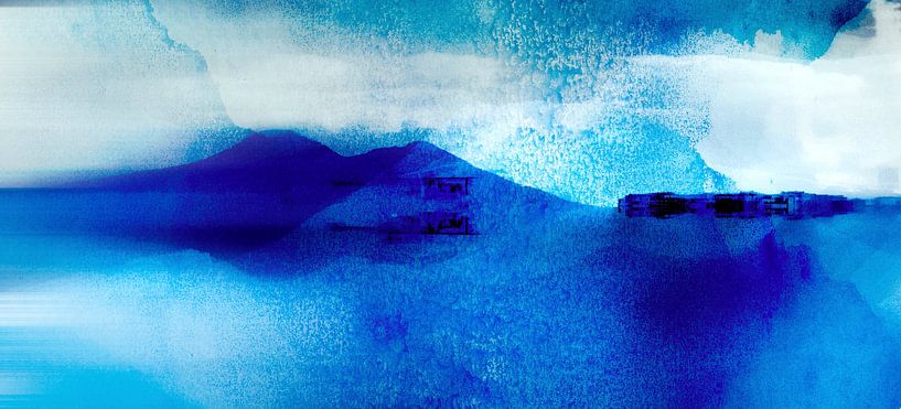 Zee van Japan Winter Pop van FRESH Fine Art