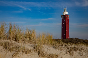 Leuchtturm in den Dünen von Domburg