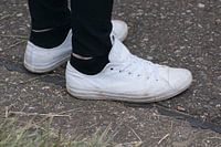 Weiße Converse All Stars niedrige Turnschuhe Turnschuhe