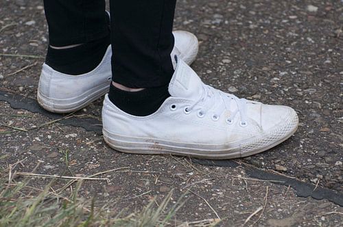 White Converse All Stars low trainers trainers