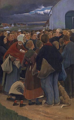 Eugène Laermans, Landverhuizers - drieluik rechts, 1896