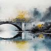 Bridge watercolour look 01 by Manfred Rautenberg Digitalart
