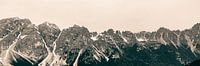 Panorama Kalkkögel in de Stubaier Alpen - Oostenrijk van Werner Dieterich thumbnail