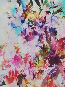 Blumen und Blätter eines neuen Herbstes