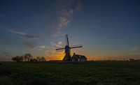 Zoeterwoude Weipoort Molen Zonsonderganag