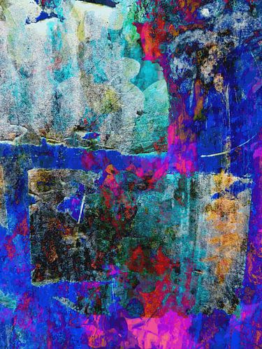 Modern, Abstract Digitaal Kunstwerk – Echo From The Past