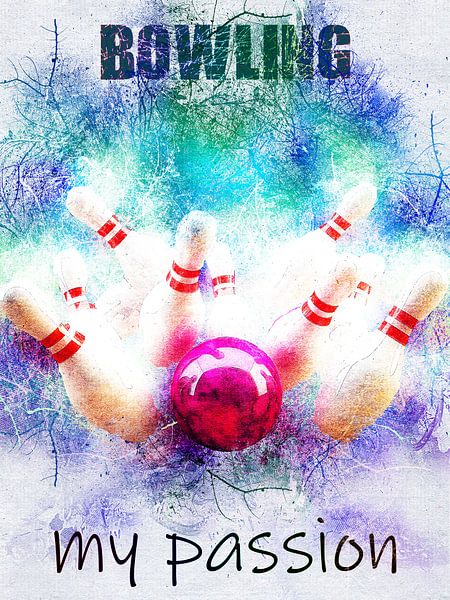 Bowling von Printed Artings