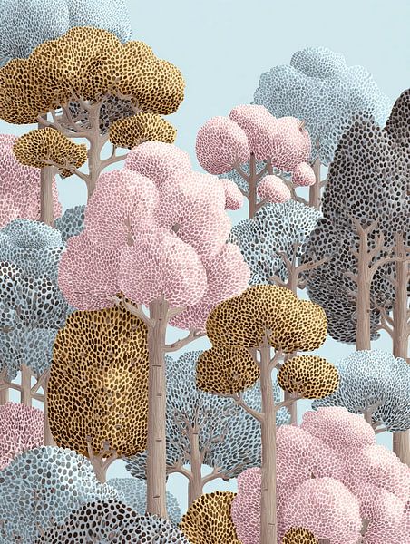 Bäume Landschaft | Baumliebe von Blumen Studio