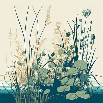 Ruhiges Feuchtgebiet