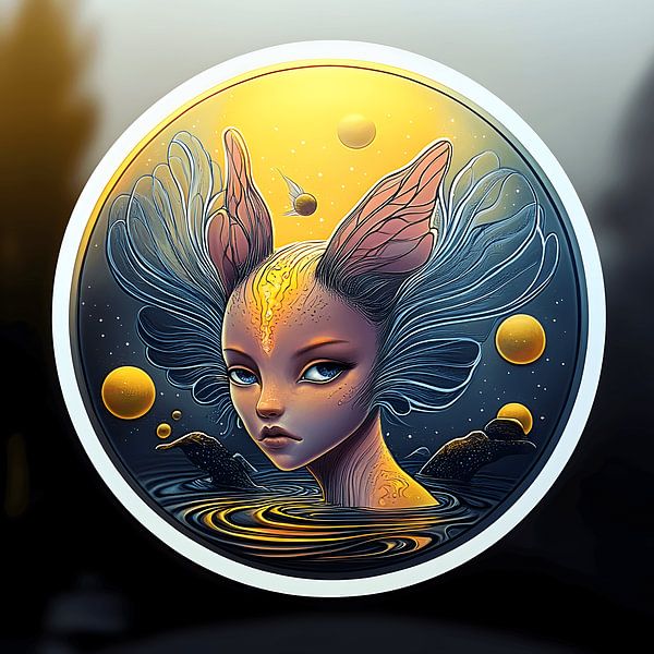 Heavenly siren by Vythryd Arts