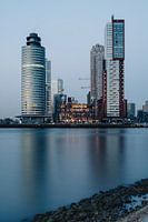 Wilhelminapier - Holland Amerika Lijn - Rotterdam - Stadsgezicht - vanaf Katendrecht, Rijnhaven
