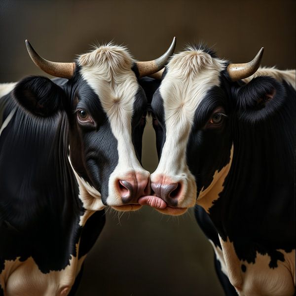 Câlins de vaches par The Nudes Gallery