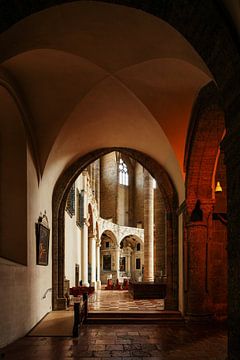 Kerkinterieur Franziskanerkirche Salzburg Oostenrijk van Martijn Jebbink Fotografie