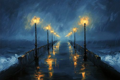 Night at the pier