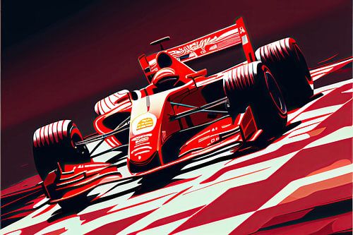 Formule 1 - Vector Art racecar