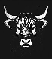Rustic Bovine Portrait