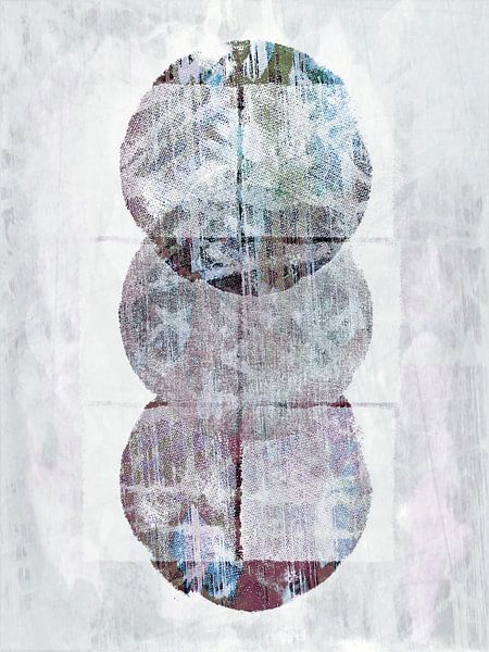 Abstract Geometric Organic Forms II by Mad Dog Art