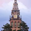 Stevenskerk Nijmegen met pastelkleurige wolken van Patrick van Os