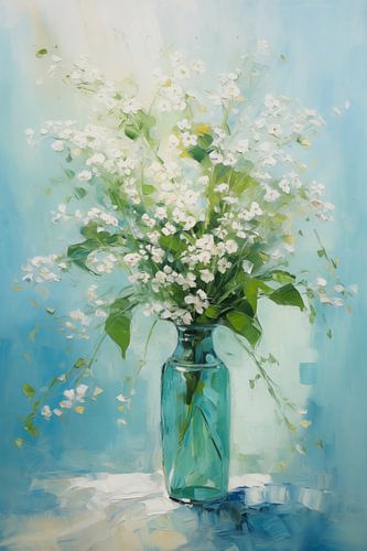 Vergissmeinnicht in einer Vase