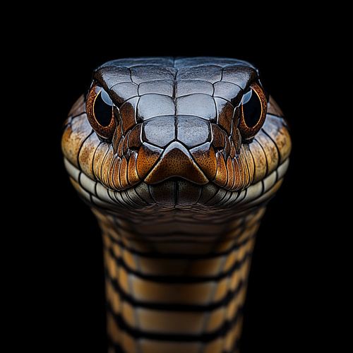 Portrait d'un serpent cobra