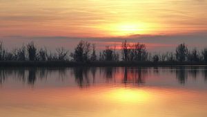 Zonsondergang vanuit de Kluut - Oostvaardersplassen von Gerda Hoogerwerf