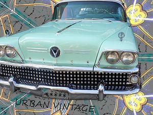 Mintgroene Retro Buick