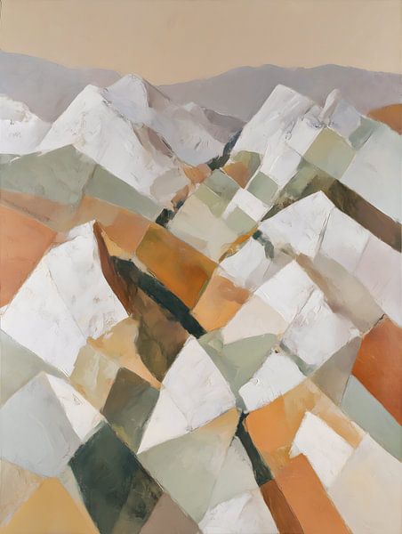 ABSTRAKTE BERGLANDSCHAFT 02 von AHAI depARTment