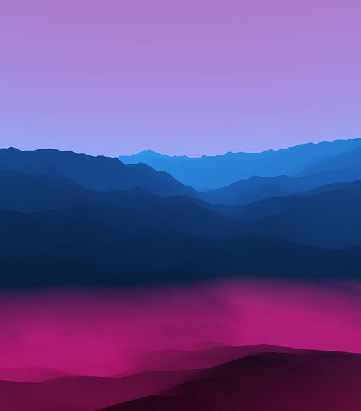 Beautiful mountains 3 by Angel Estevez