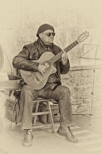 Gitarist in Andalusie