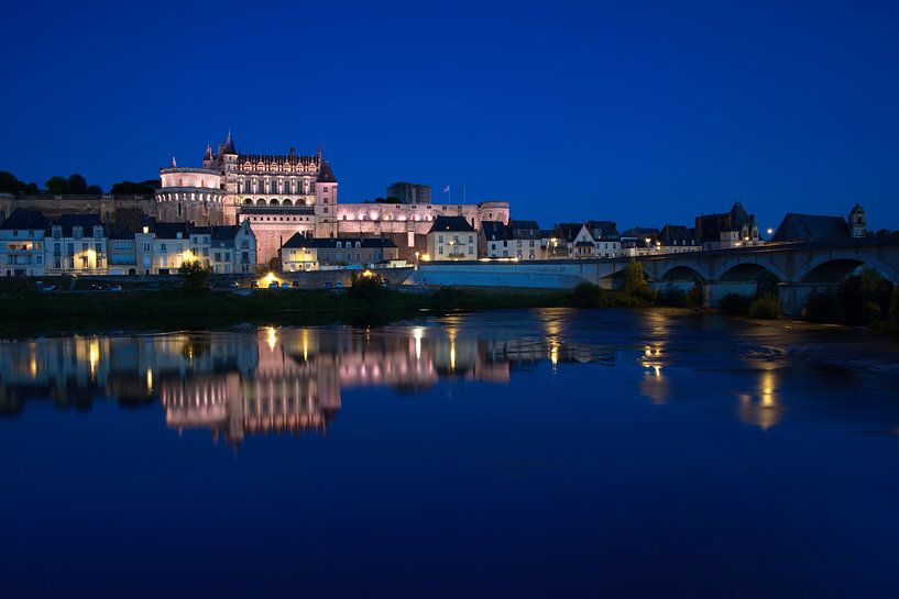Kasteelverlichting boven de Loire van Skyfall