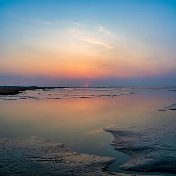 Paarlemoer zonsondergang van Anneke Hooijer