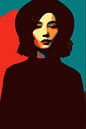 Abstract girl with hat by The Art Kroep thumbnail