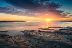 Landschap Kust en zonsondergang van Original Mostert Photography