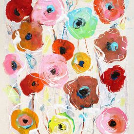 Lucky flowers van Atelier Paint-Ing
