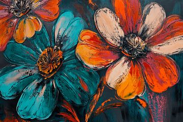 Blossoming colours of the soul by Poster Art Shop