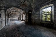 Im Inneren eines verlassenen Gefängnisses von Digitale Schilderijen Miniaturansicht