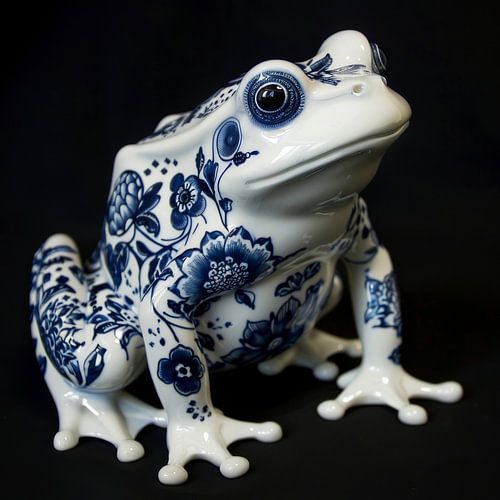 Delft Blue Frog