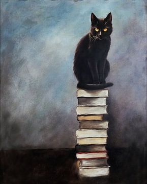Perched Curiosity of a cat