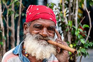 alter Mann in Havanna