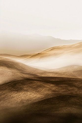 Zandduinen in zachte tinten