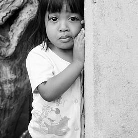 Girl in Sidemen, Bali by Jeroen Knippenberg